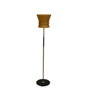 Örsjö Belysning Golvlampa Bow Rå mässing - Small Yellow Ochre