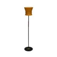 Örsjö Belysning Golvlampa Bow Svart - Small Yellow Ochre