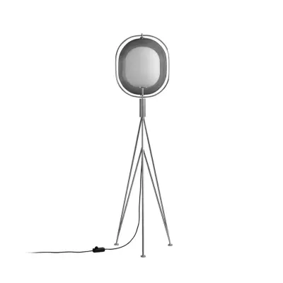 101 COPENHAGEN - Pearl golvlampa, krom, höjd 140 cm, aluminium