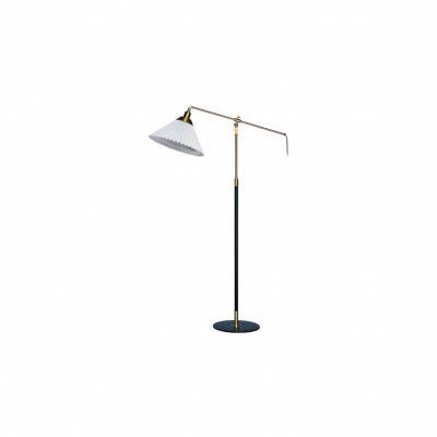 349 golvlampa, svart/mässing