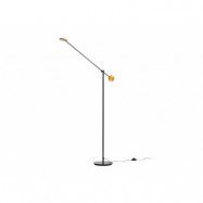 Lucande - Adomas LED Golvlampa Black/Gold