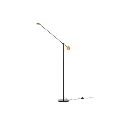 Lucande - Adomas LED Golvlampa Black/Gold