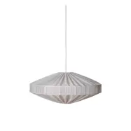 Alde&Lind Taklampskärm Alba D58 s/v Rand vit