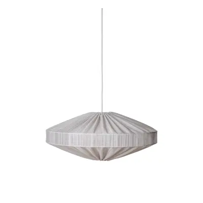 Alde&Lind Taklampskärm Alba D58 s/v Rand vit