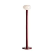 Flo golvlampa, röd, Ø 30 cm, 1-lampa, glas ALDEX - Vardagsrum - Design - Metall - Med en ljuskälla