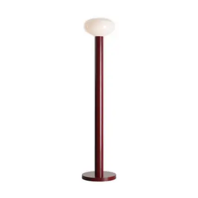 ALDEX - Flo golvlampa, röd, Ø 30 cm, 1-lampa, glas