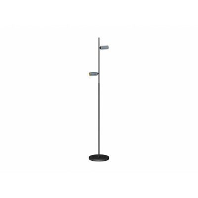 ANTIDARK - Decor F2 LED-golvlampa, dimbar, svart/aluminium