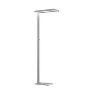 Arcchio - Logan golvlampa Up/Down silver/vit dimbar