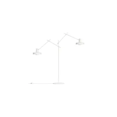Arigato golvlampa double, vit