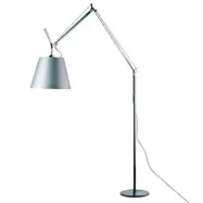 Artemide - Tolomeo Mega Golvlampa Ø420 Grå Satin/Alu