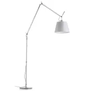 Artemide - Tolomeo Mega golvlampa, dimbar, grå/aluminium/satin