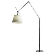Artemide - Tolomeo Mega golvlampa dimbar, Ø32, beige/aluminium