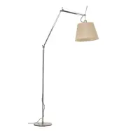 Artemide - Tolomeo Mega golvlampa, dimbar, vit/aluminium