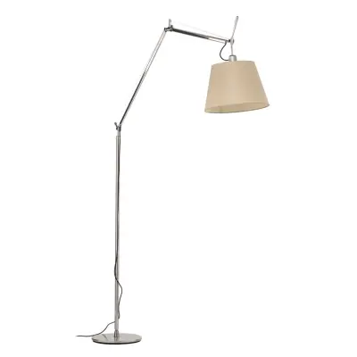 Artemide - Tolomeo Mega golvlampa, dimbar, vit/aluminium