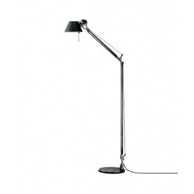 Artemide - Tolomeo Reading Golvlampa Svart m/Svart Fot