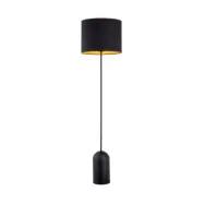 ASPEN LP1 Golvlampa, Svart/Svart/Guld