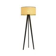 ASTON LP1 Golvlampa, Svart/Brun