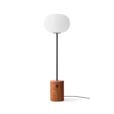 Audo Copenhagen - JWDA Golvlampa Red Travertine/Bronzed Brass