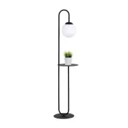 BARI LP1 Golvlampa, Svart/Vit