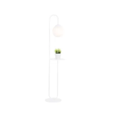 BARI LP1 Golvlampa, Vit/Vit