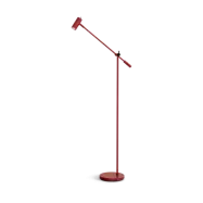 Belid Cato golvlampa 134 cm Blank rubinröd-mattsvart