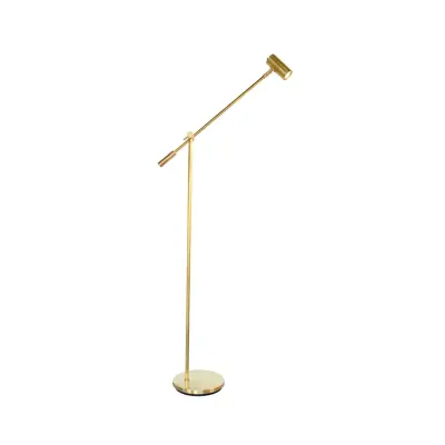 Belid Cato golvlampa dimbar borstad rå mässing