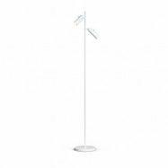 Belid Cato Slim golvlampa dubbel Mattvit-LED