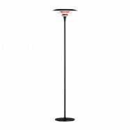 Belid Diablo golvlampa Ø30 cm Mattsvart-blankröd