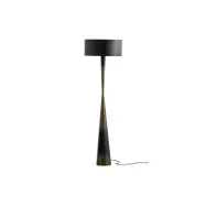 WOOOD Collection golvlampa - antik mässing och svart järn (H:151)