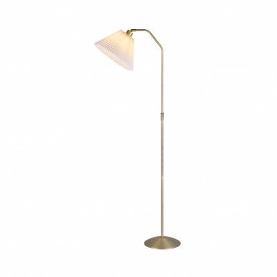 Berlin golvlampa, antik mässing