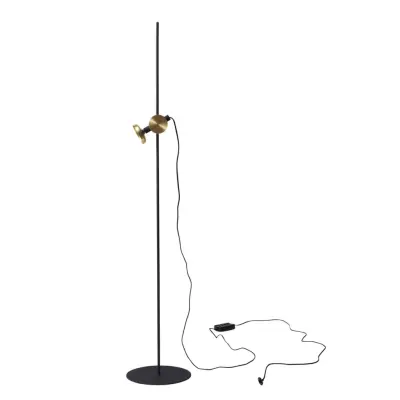 Blend 150 golvlampa Jet black, brass
