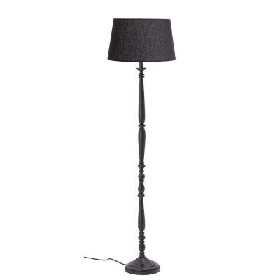 Bloomingville - Callie Golvlampa Black/Wood Bloomingville