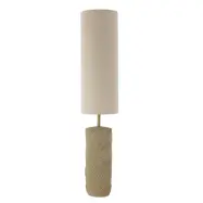 BLOOMINGVILLE Payah golvlampa - naturlig bomull och stengods