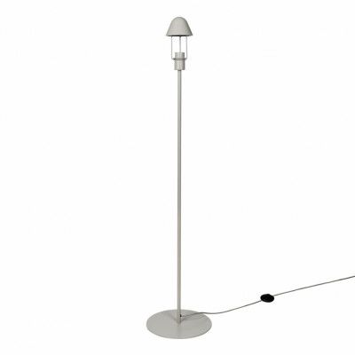 BROSTE Gine golvlampa - ljusgrå metall