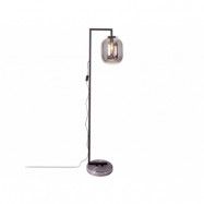 By Rydéns - Leola Golvlampa Black/Smoke Grey