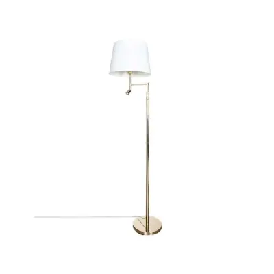 By Rydéns - Orlando Golvlampa Brass/White