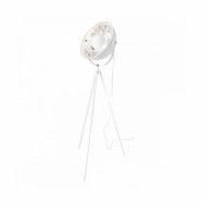Captain mini golvlampa, vit/silver 145cm