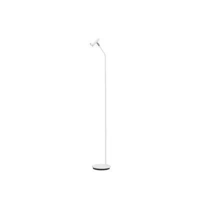 Cato Curved golvlampa LED, mattvit 126cm