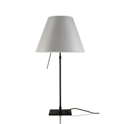 Costanza bordslampa, svart/vit, dimbar Luceplan - Vardagsrum - Aluminium