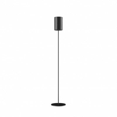 Cylinder Golvlampa 14 cm, Black / Black