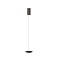 Cylinder Golvlampa 14 cm, Chocolate / Black