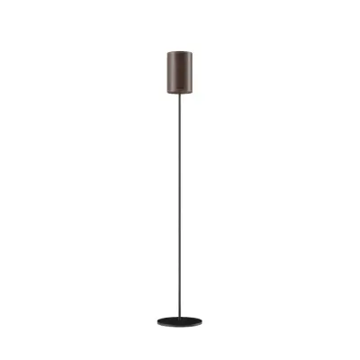 Cylinder Golvlampa 14 cm, Chocolate / Black