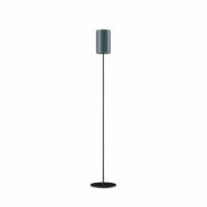 Cylinder Golvlampa 14 cm, Ocean Blue / Black