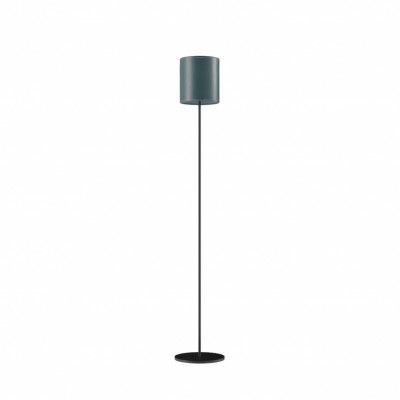 Cylinder Golvlampa 20 cm, Ocean Blue / Black