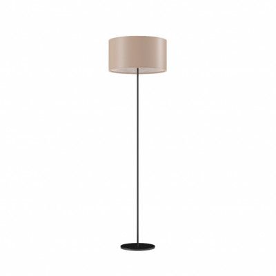 Cylinder Golvlampa 42 cm, Crude Nature / Black