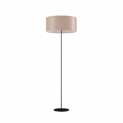 Cylinder Golvlampa 50 cm, Crude Nature / Black