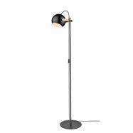 D.C golvlampa enkel, ek/svart 150cm