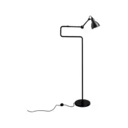 Lampe Gras - 411 Golvlampa Svart/Svart/Koppar