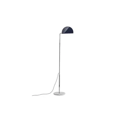 DCW - Mezzaluna Golvlampa White Marble/Blue