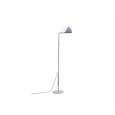 DCW - Mezzaluna Golvlampa White Marble/Chrome
